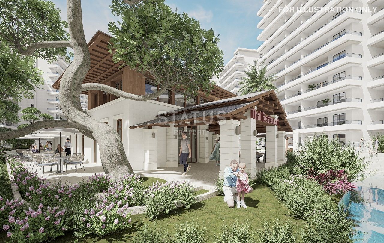 Студия 46 м? с балконом в новом комплексе в Искеле фото 14