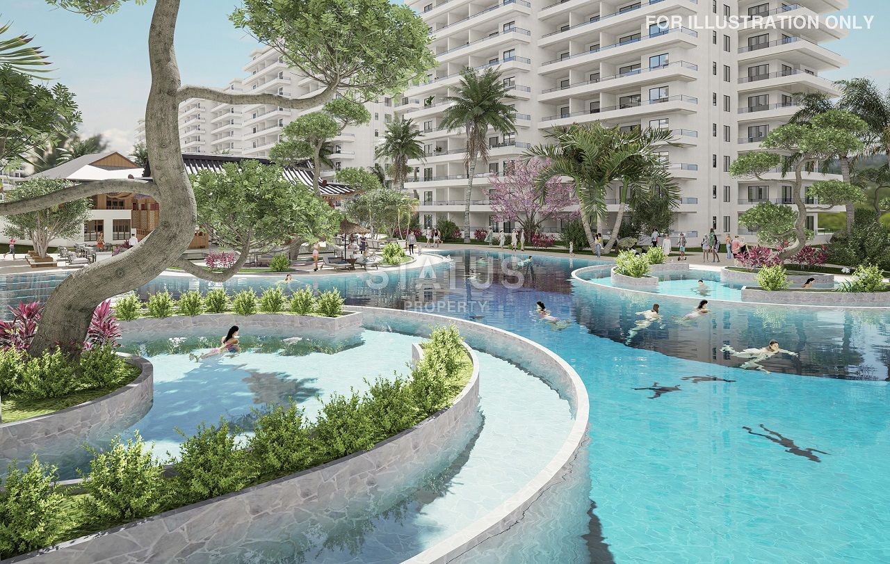 Студия 46 м? с балконом в новом комплексе в Искеле фото 15