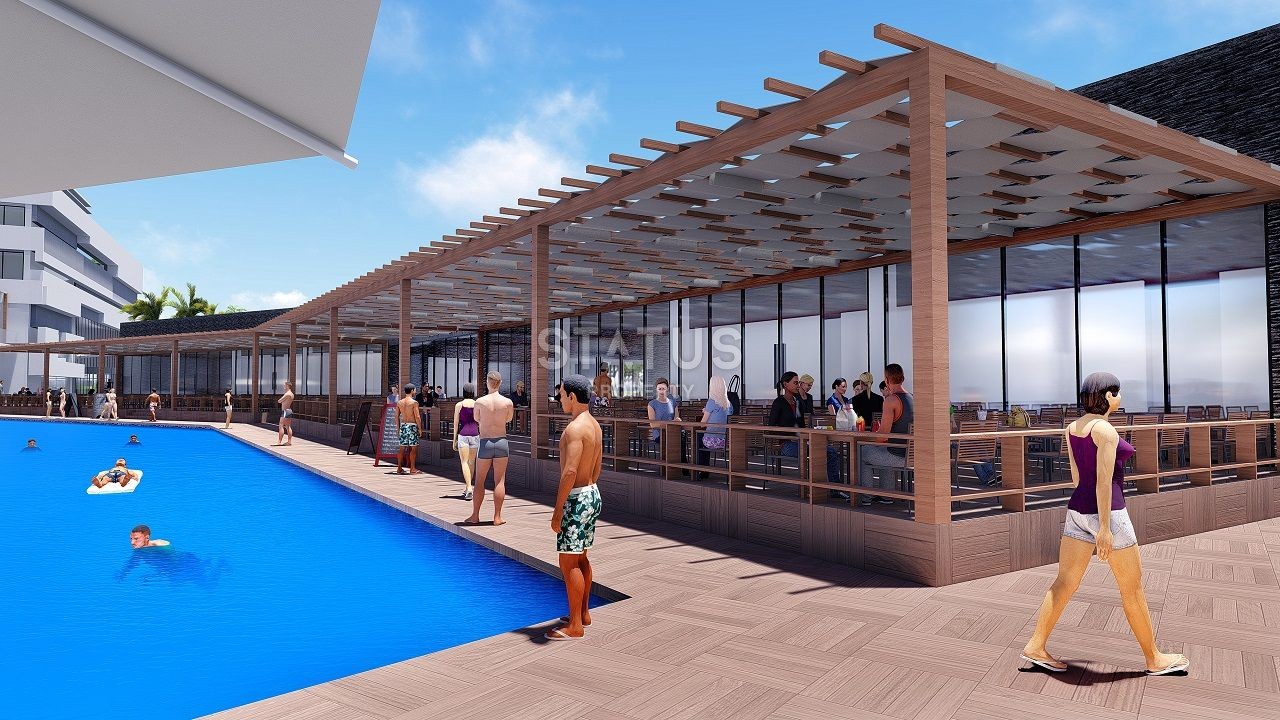 Two-room apartment 58 m? 600 meters from the sandy beach "Long Beach" фото 5