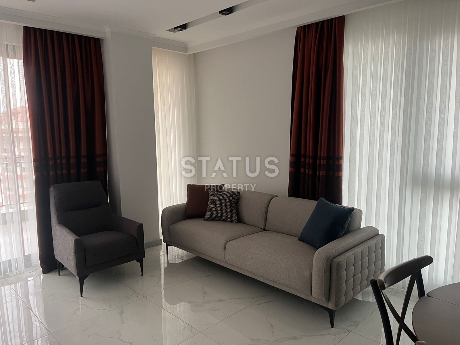 Уютная трехкомнатная квартира в районе Оба вблизи городской инфраструктуры, фото 20