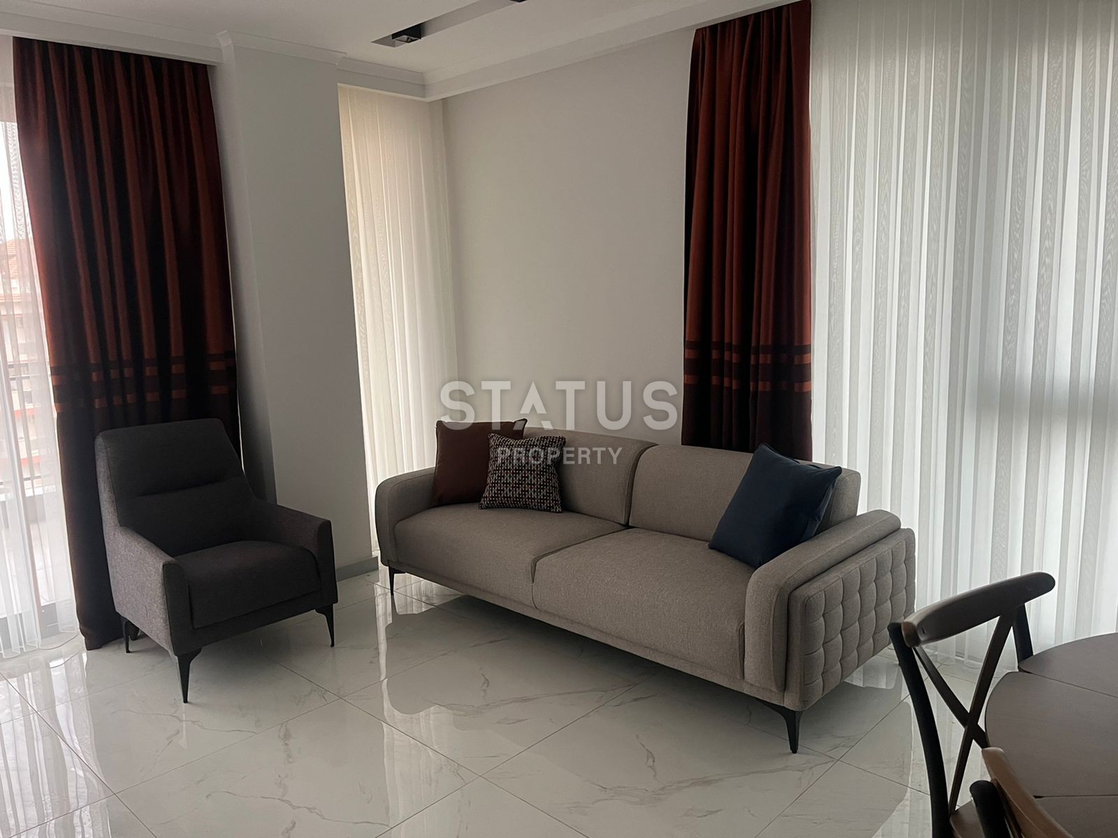 Уютная трехкомнатная квартира в районе Оба вблизи городской инфраструктуры, фото 22