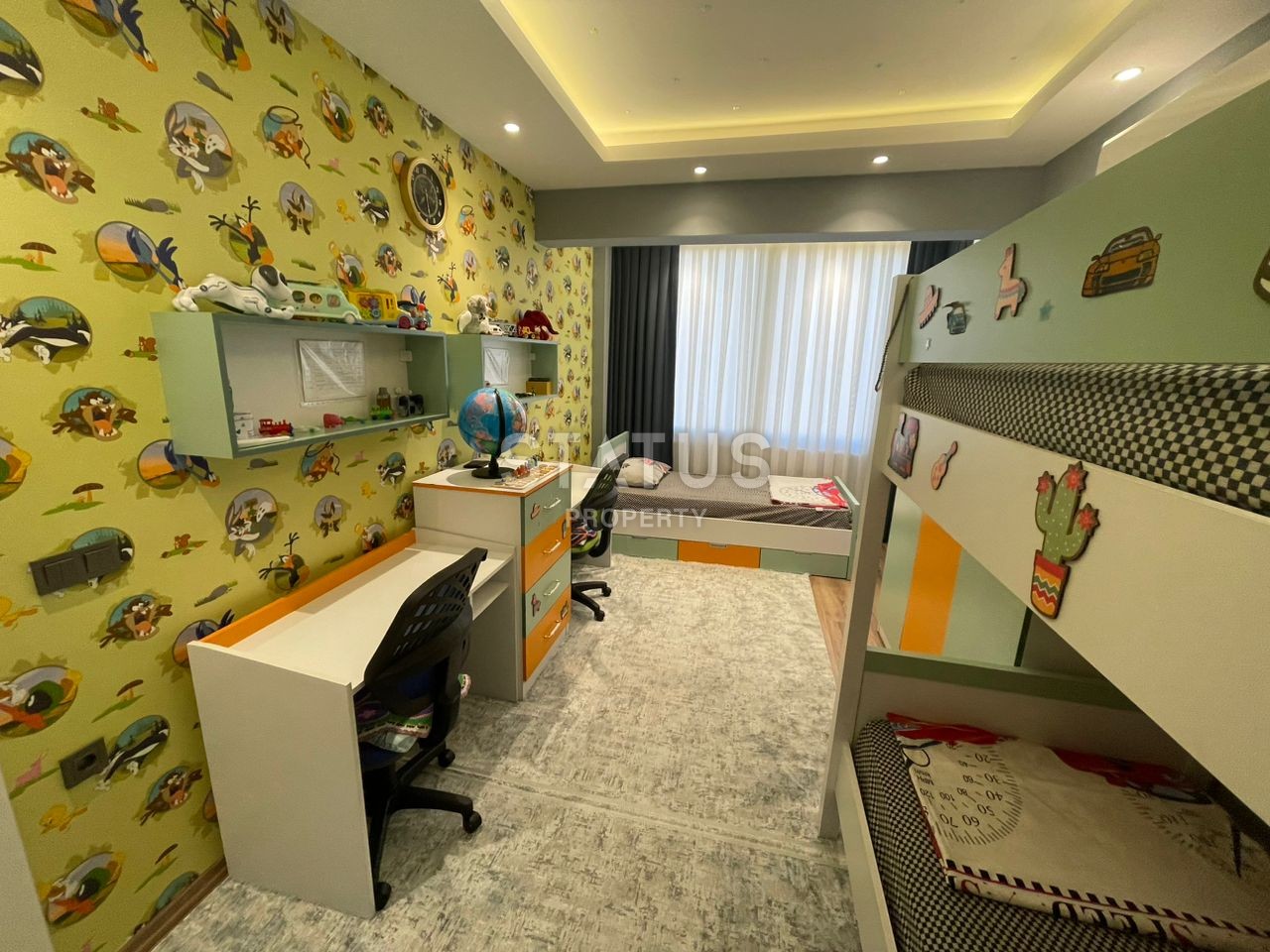 Просторная меблированная квартира 3+1 в центре Клеопатры с видом на море и горы, 135м2 фото 13