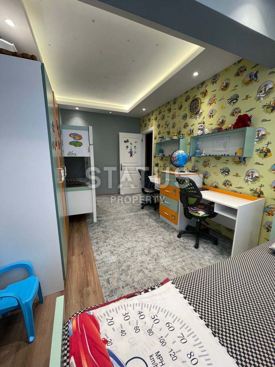 Просторная меблированная квартира 3+1 в центре Клеопатры с видом на море и горы, 135м2 фото 14