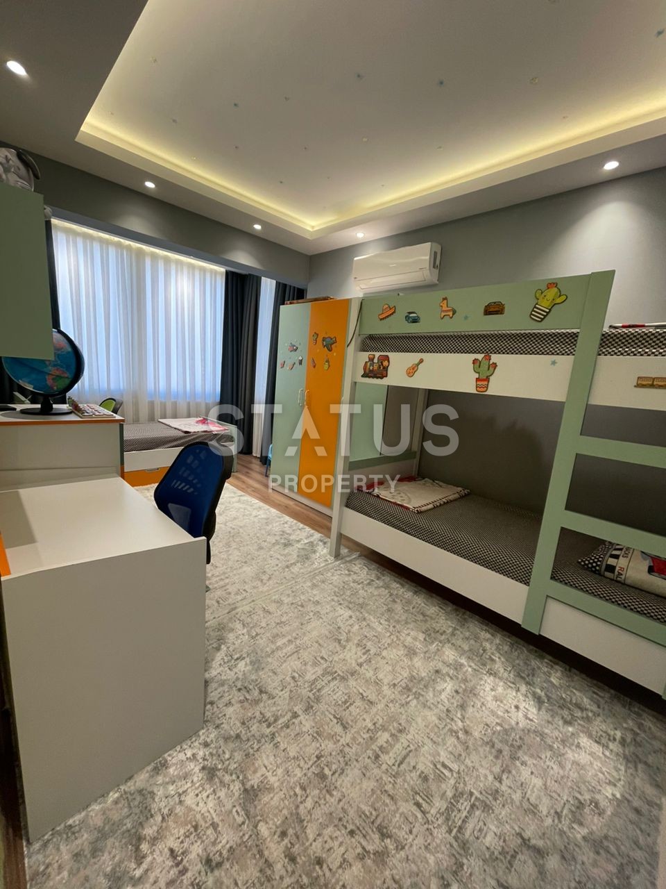 Просторная меблированная квартира 3+1 в центре Клеопатры с видом на море и горы, 135м2 фото 19