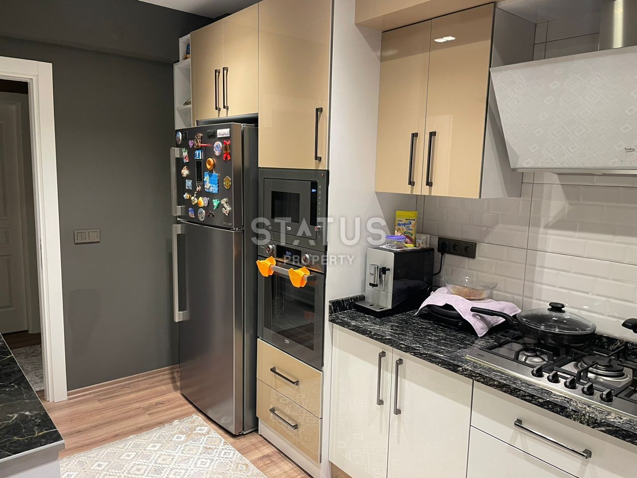 Просторная меблированная квартира 3+1 в центре Клеопатры с видом на море и горы, 135м2 фото 21