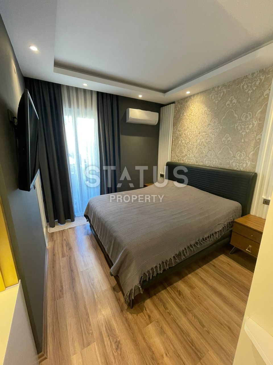 Просторная меблированная квартира 3+1 в центре Клеопатры с видом на море и горы, 135м2 фото 25