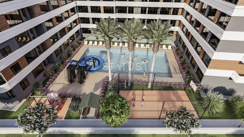 Роскошный комплекс на начальной стадии строительства в Мерсине, 35м2-60м2 фото 34