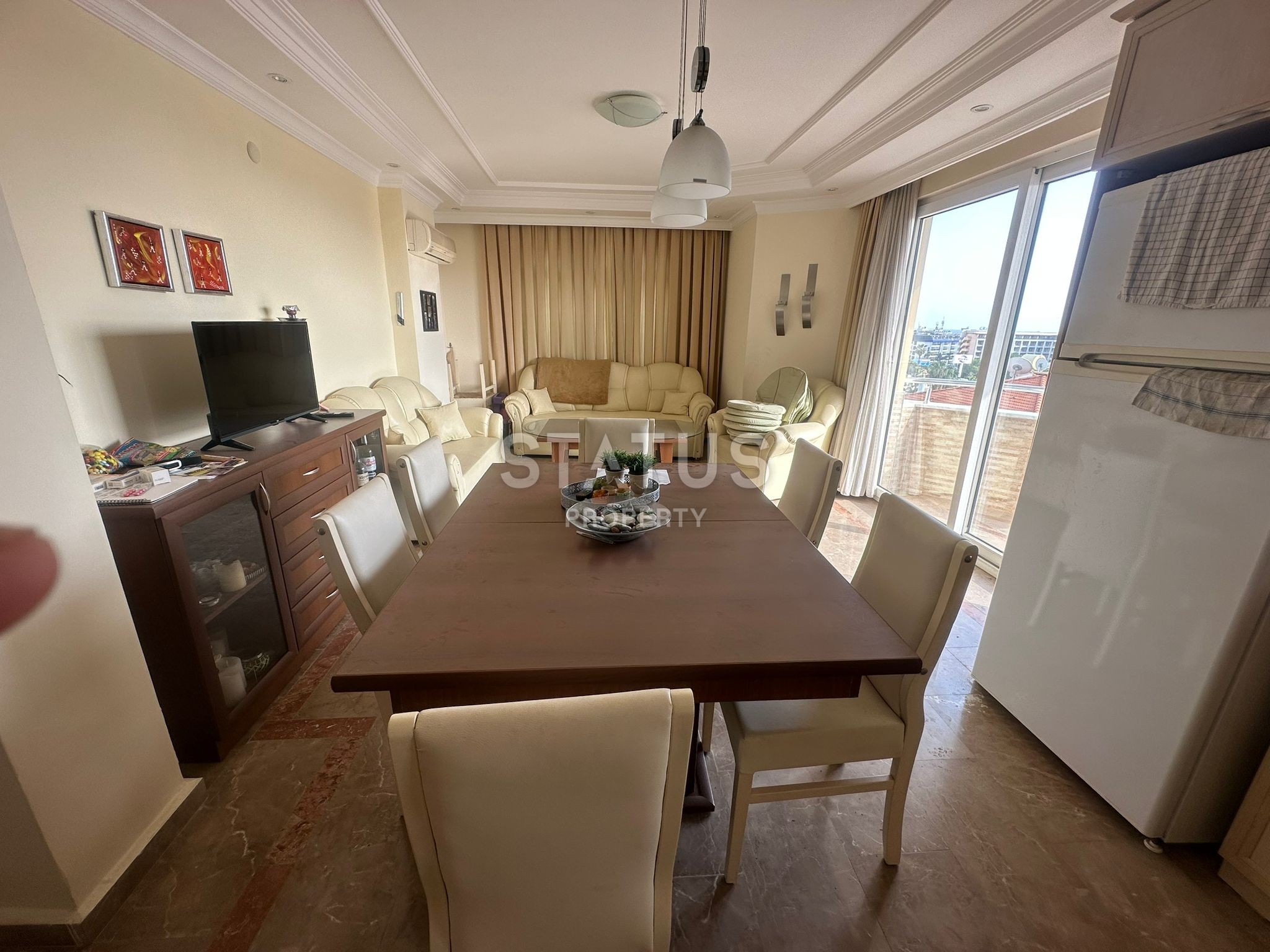 Просторный дуплекс 4+1 в с видом на море в районе Тосмур, 170м2 фото 3