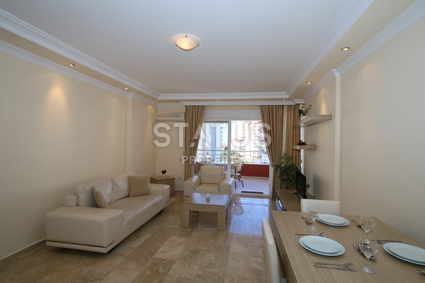 Трехкомнатные апартаменты с мебелью в комплексе  с инфраструктурой в Джикджилии, 100 м2 фото 7