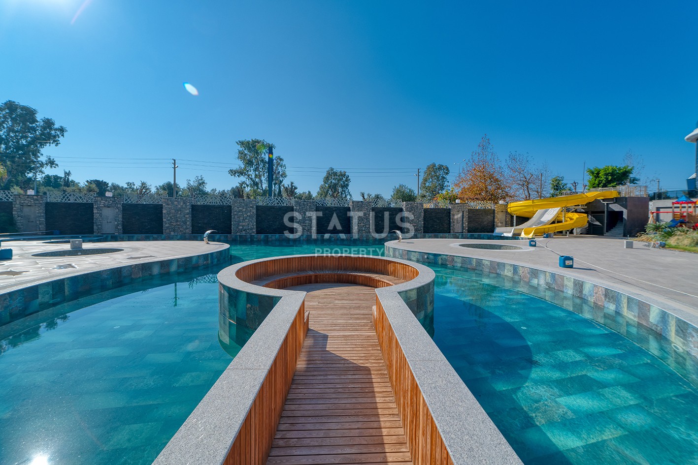 Шикарные апартаменты в люкс комплексе на первой линии в Каргыджаке, 45м2 фото 23