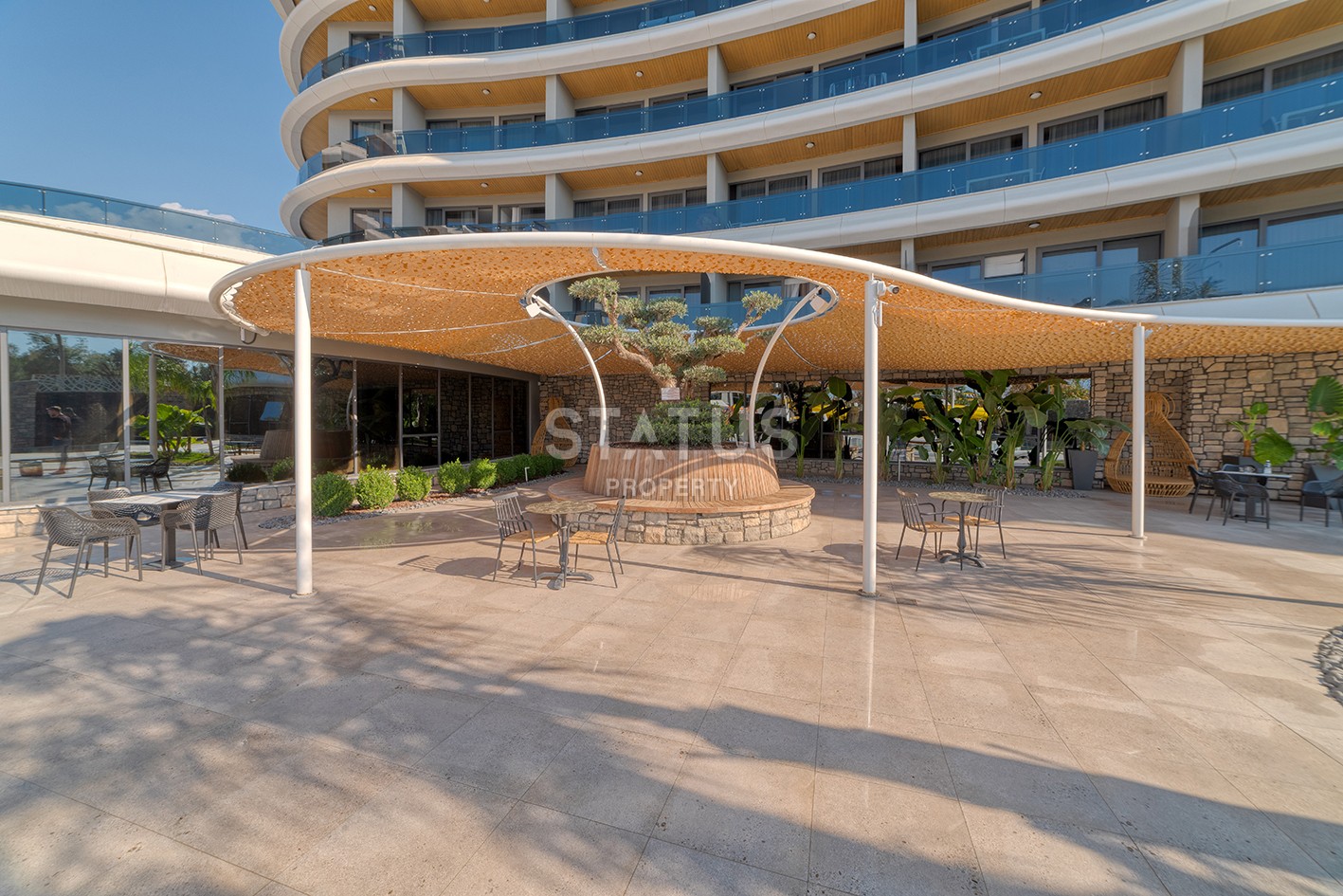 Шикарные апартаменты в люкс комплексе на первой линии в Каргыджаке, 45м2 фото 25