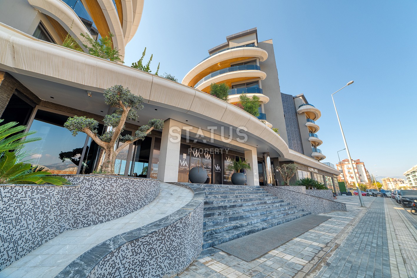 Шикарные апартаменты в люкс комплексе на первой линии в Каргыджаке, 45м2 фото 27