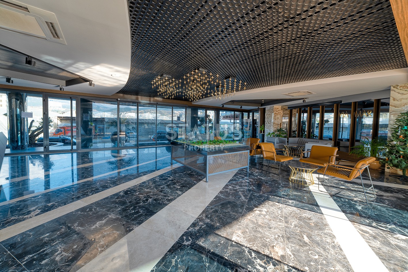 Шикарные апартаменты в люкс комплексе на первой линии в Каргыджаке, 45м2 фото 36