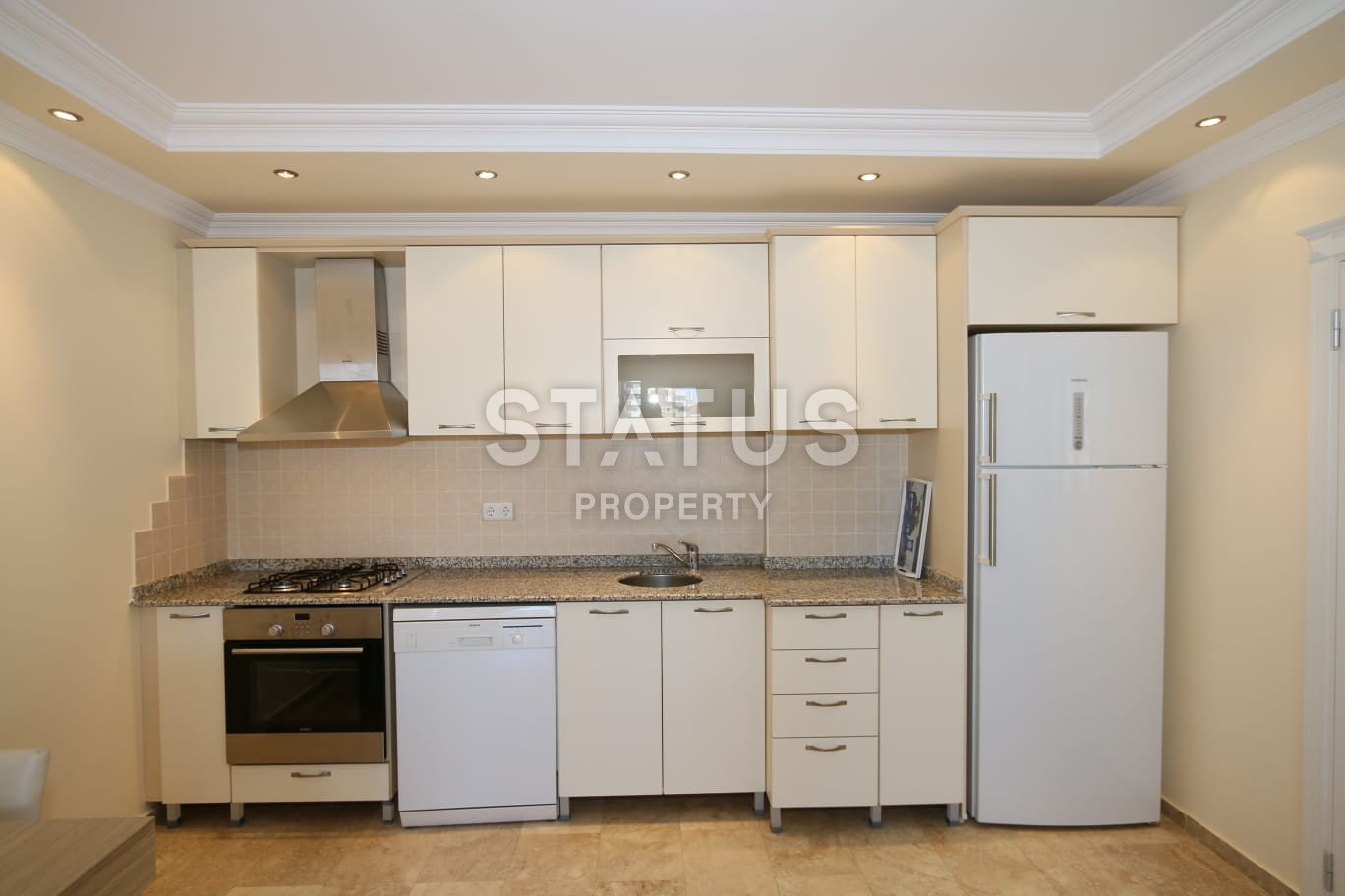 Трехкомнатные апартаменты с мебелью в комплексе  с инфраструктурой в Джикджилии, 100 м2 фото 25