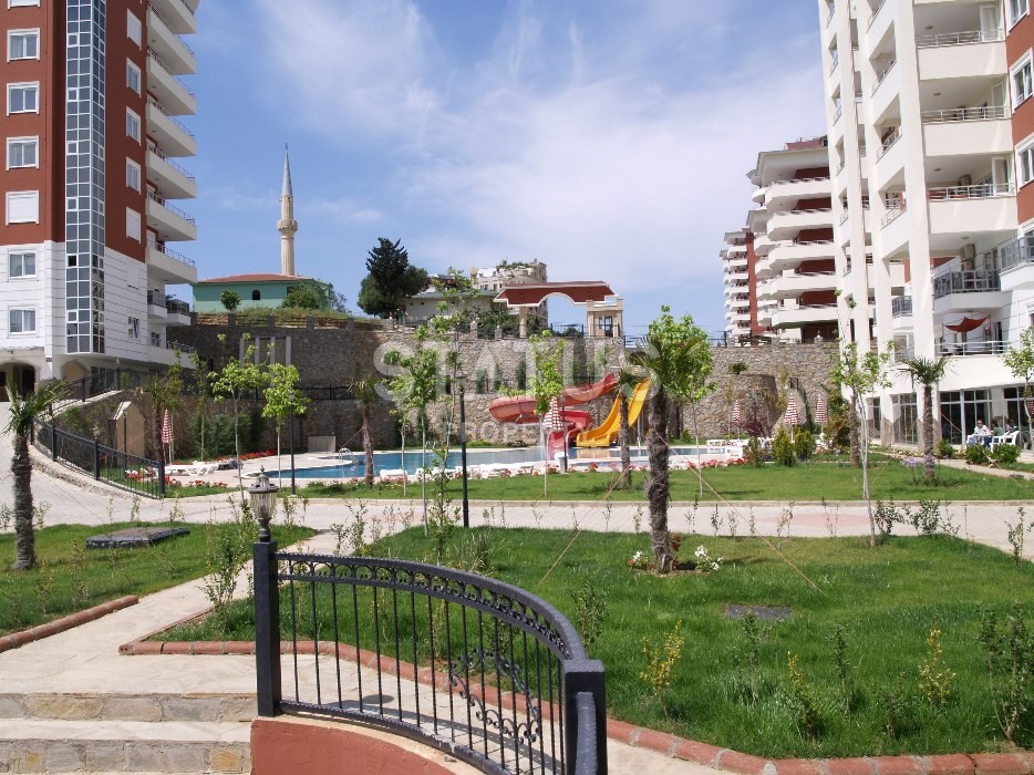 Трехкомнатные апартаменты с мебелью в комплексе  с инфраструктурой в Джикджилии, 100 м2 фото 41