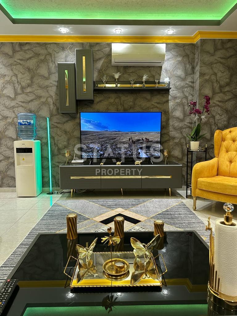 Просторные апартаменты 2+1 с дизайнерским ремонтом и мебелью в районе Махмутлар, 120м2 фото 16