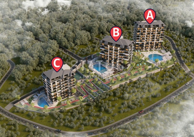 Квартира 1+1 на срочной продаже в Авсалларе! Вид на море! Выгодная цена! 55 – 85 м2 фото 1