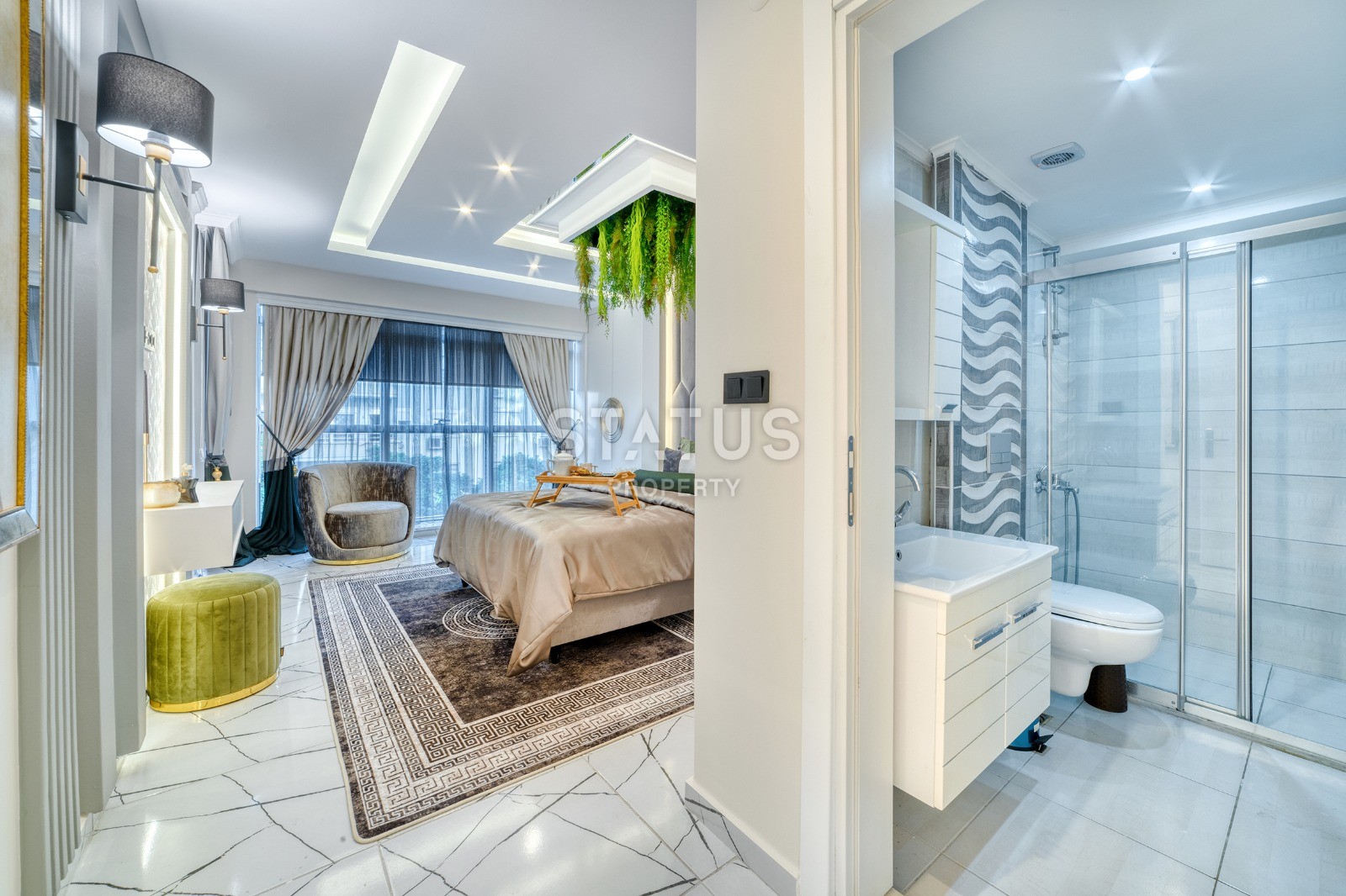 Стильная квартира 2+1 в центре Алании, 100м2 фото 5