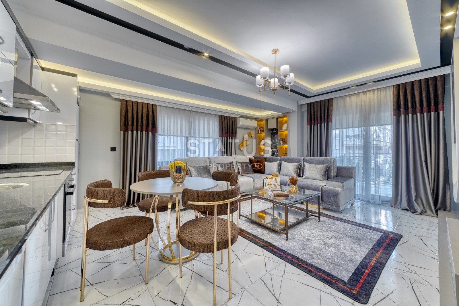 Стильная квартира 2+1 в центре Алании, 100м2 фото 19