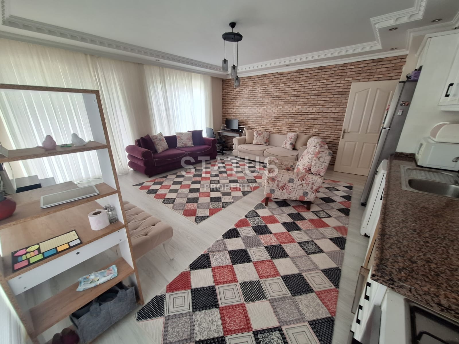 Трехкомнатная квартира в открытом районе Джикджили, 120м2 фото 21