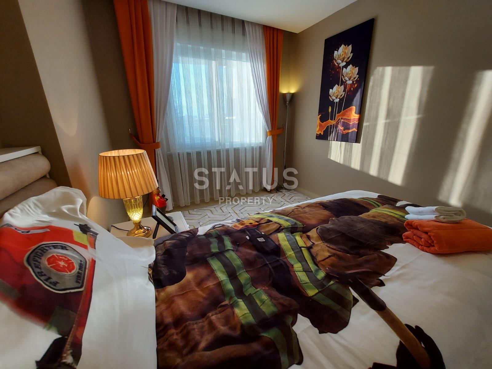 Меблированная квартира 2+1 с видом на море в Махмутларе, 110 м2 фото 11