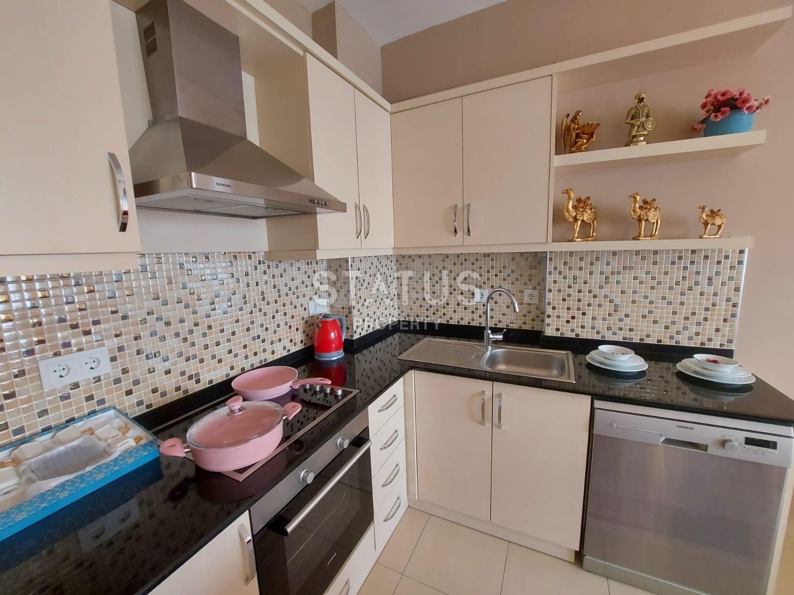 Меблированная квартира 2+1 с видом на море в Махмутларе, 110 м2 фото 13