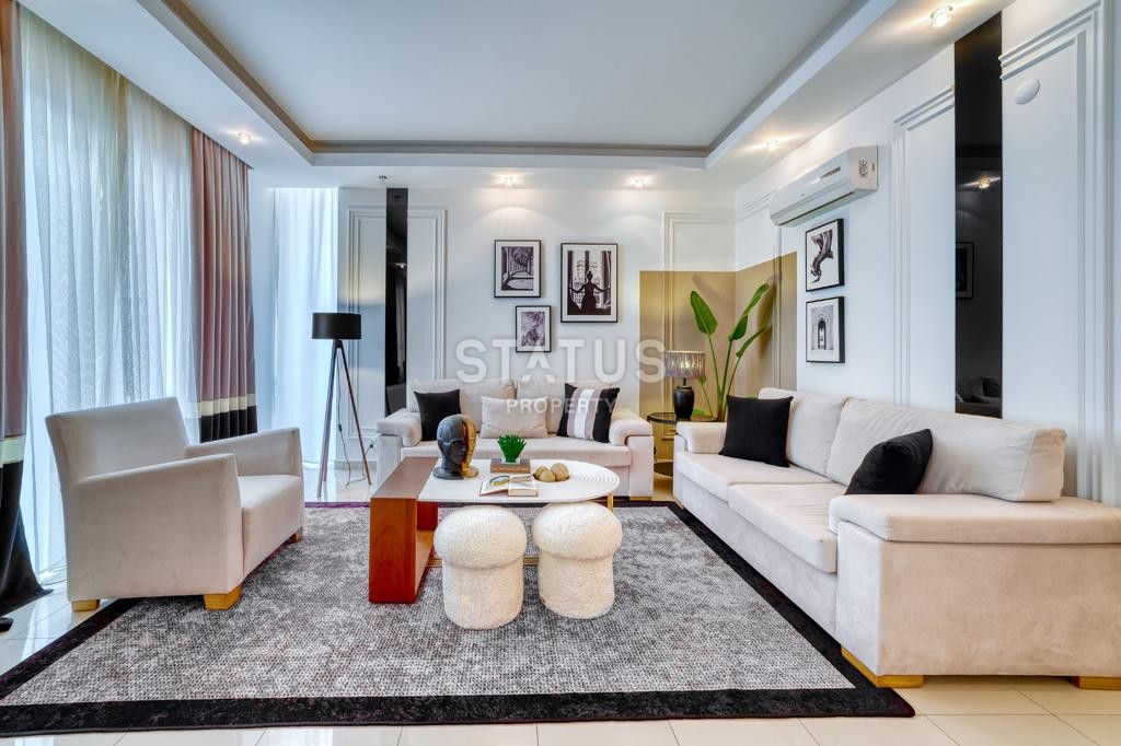 Дизайнерская  квартира 2+1 в самом лучшем доме ОБА, 110м2 фото 14