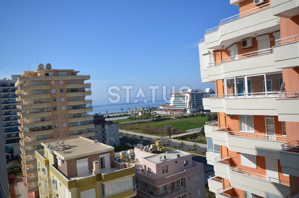 Недорогая квартира в Махмутларе с красивым видом на горы и боковым видом на море. 100 кв.м. фото 15