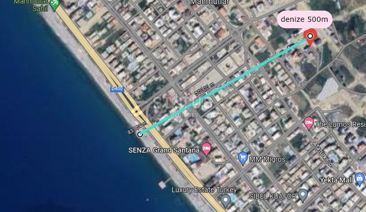 Прекрасная квартира в новом комплексе планировка 1+1 в Махмутларе , 55 м2 фото 2