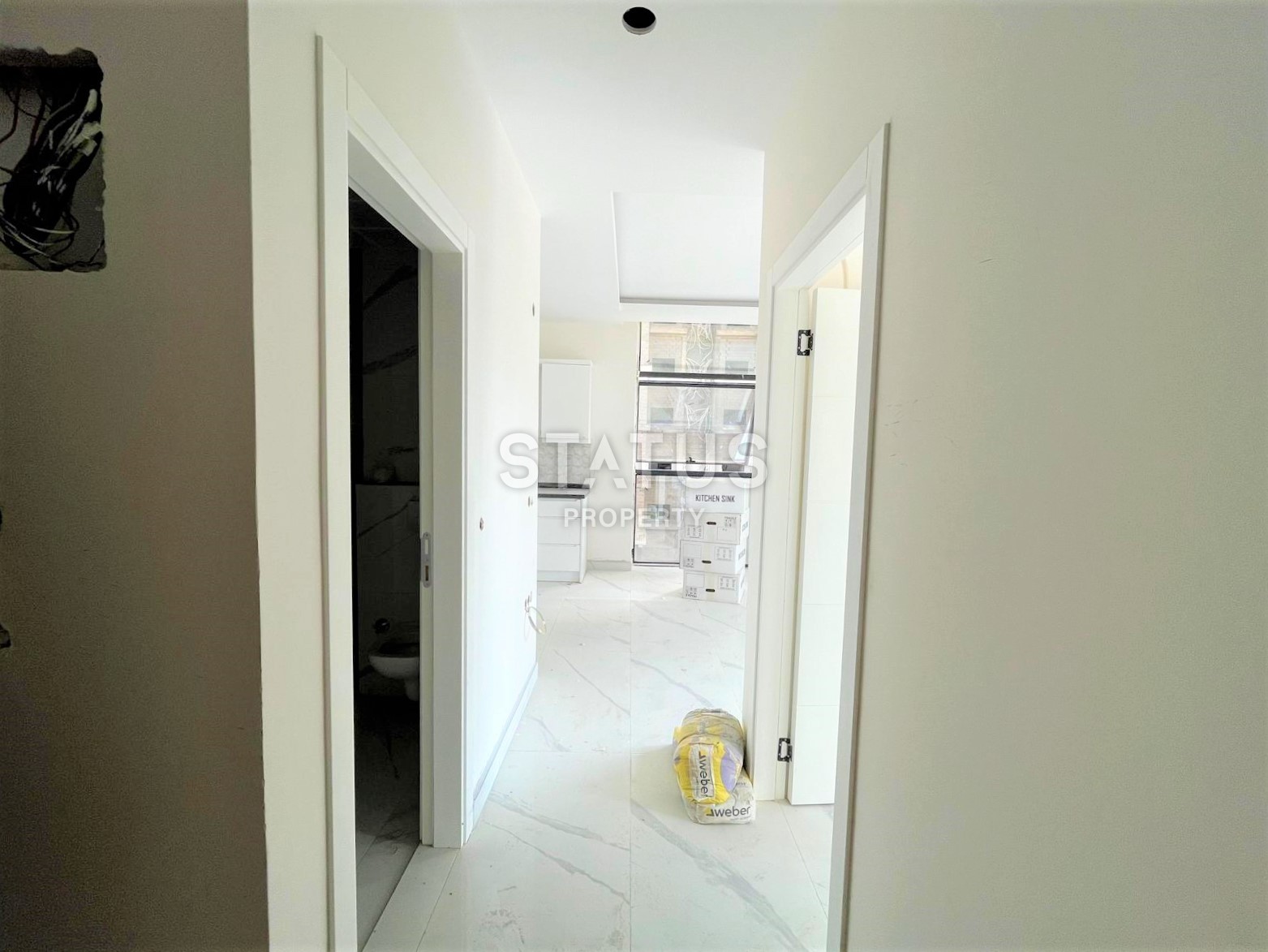 Прекрасная квартира в новом комплексе планировка 1+1 в Махмутларе , 55 м2 фото 4