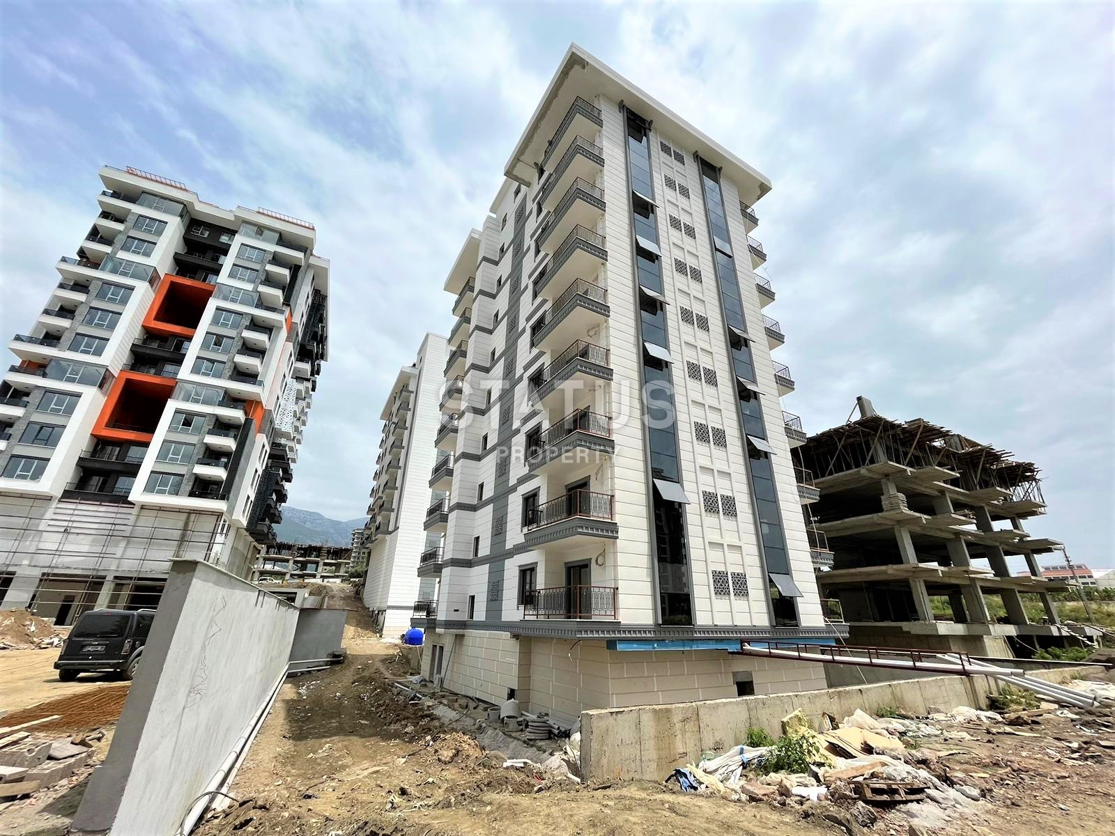 Прекрасная квартира в новом комплексе планировка 1+1 в Махмутларе , 55 м2 фото 9