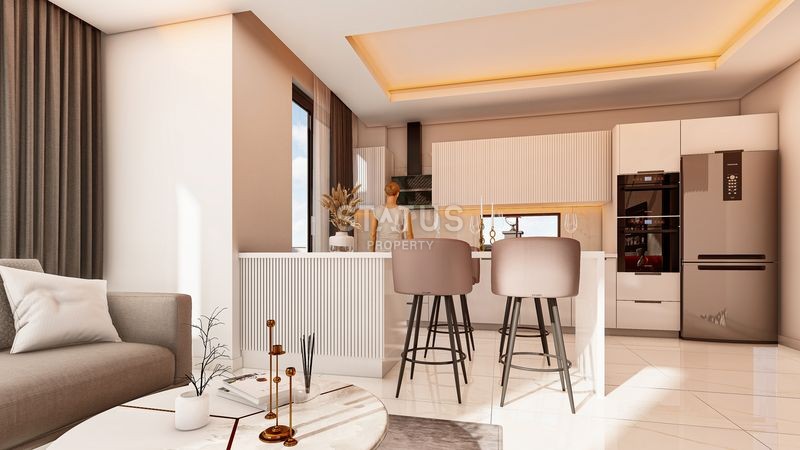 New villas 3+1 with a private pool in the Payallar area, 200 m2 фото 12