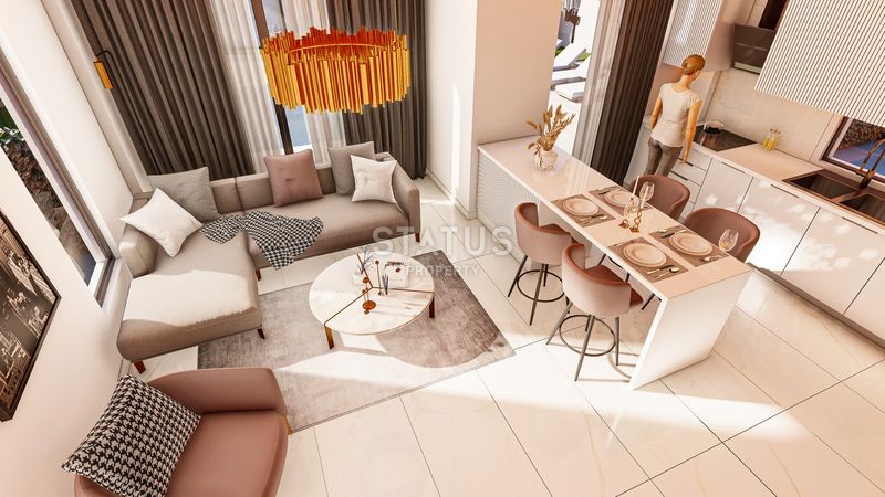 New villas 3+1 with a private pool in the Payallar area, 200 m2 фото 14