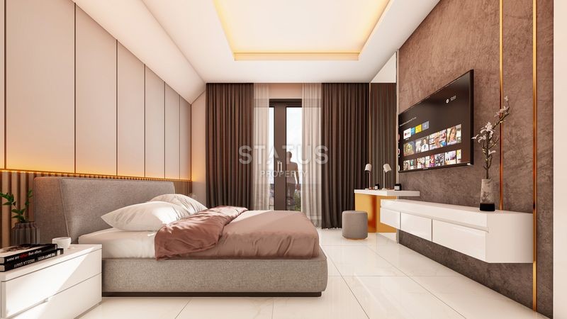 New villas 3+1 with a private pool in the Payallar area, 200 m2 фото 16