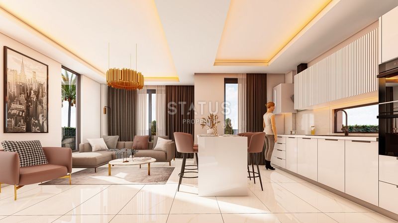 New villas 3+1 with a private pool in the Payallar area, 200 m2 фото 17