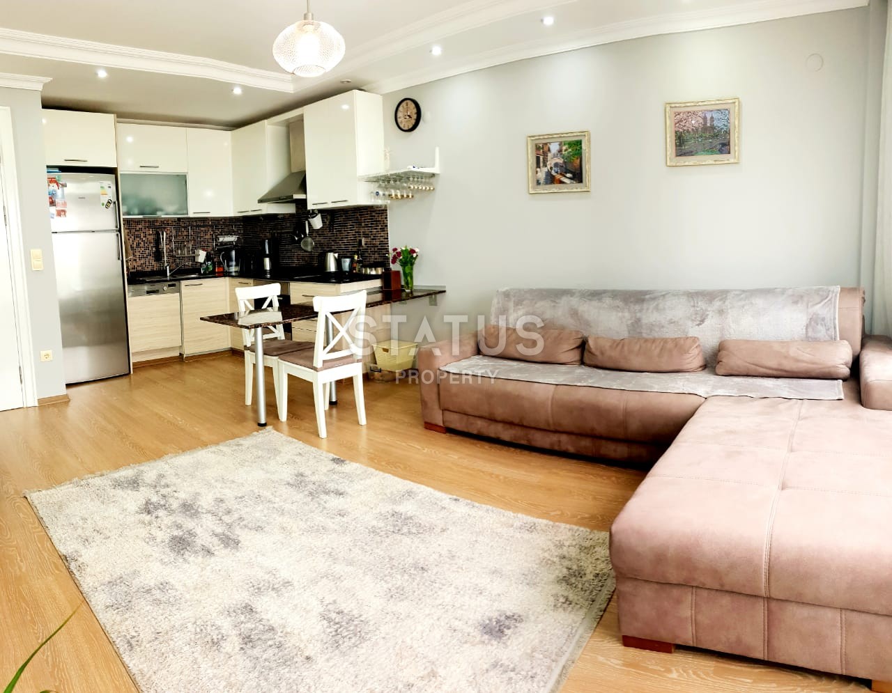 Просторная светлая квартира 1+1 в одном из лучших комплексах в Алании с ВНЖ, 75м2 фото 8