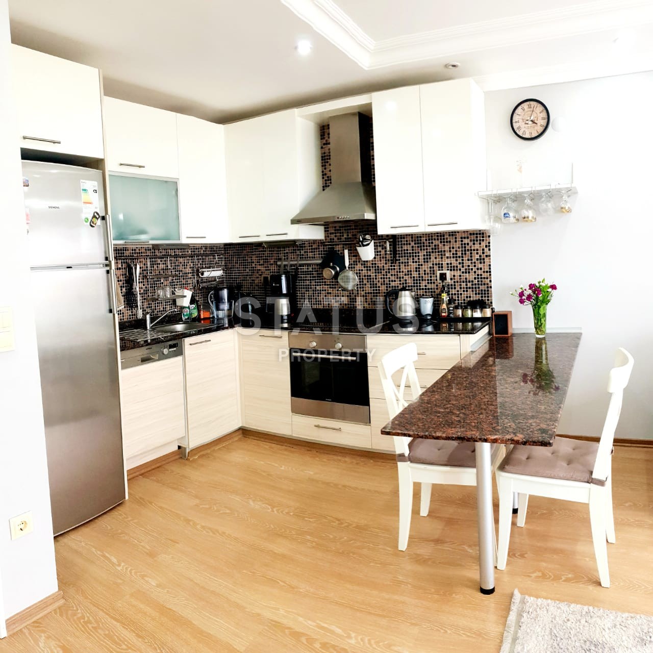 Просторная светлая квартира 1+1 в одном из лучших комплексах в Алании с ВНЖ, 75м2 фото 17