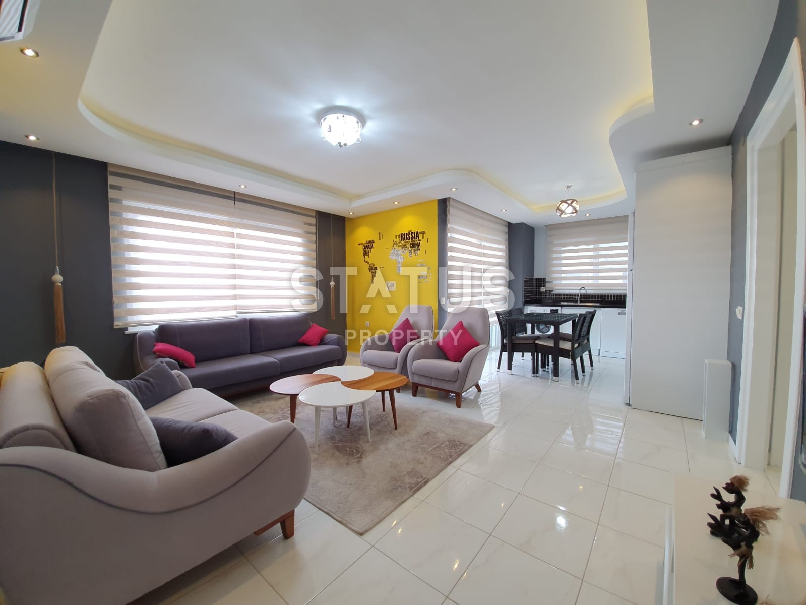 Шикарная квартира в Махмутларе  с видом на море и горы. Мебель и техника в цене! фото 8