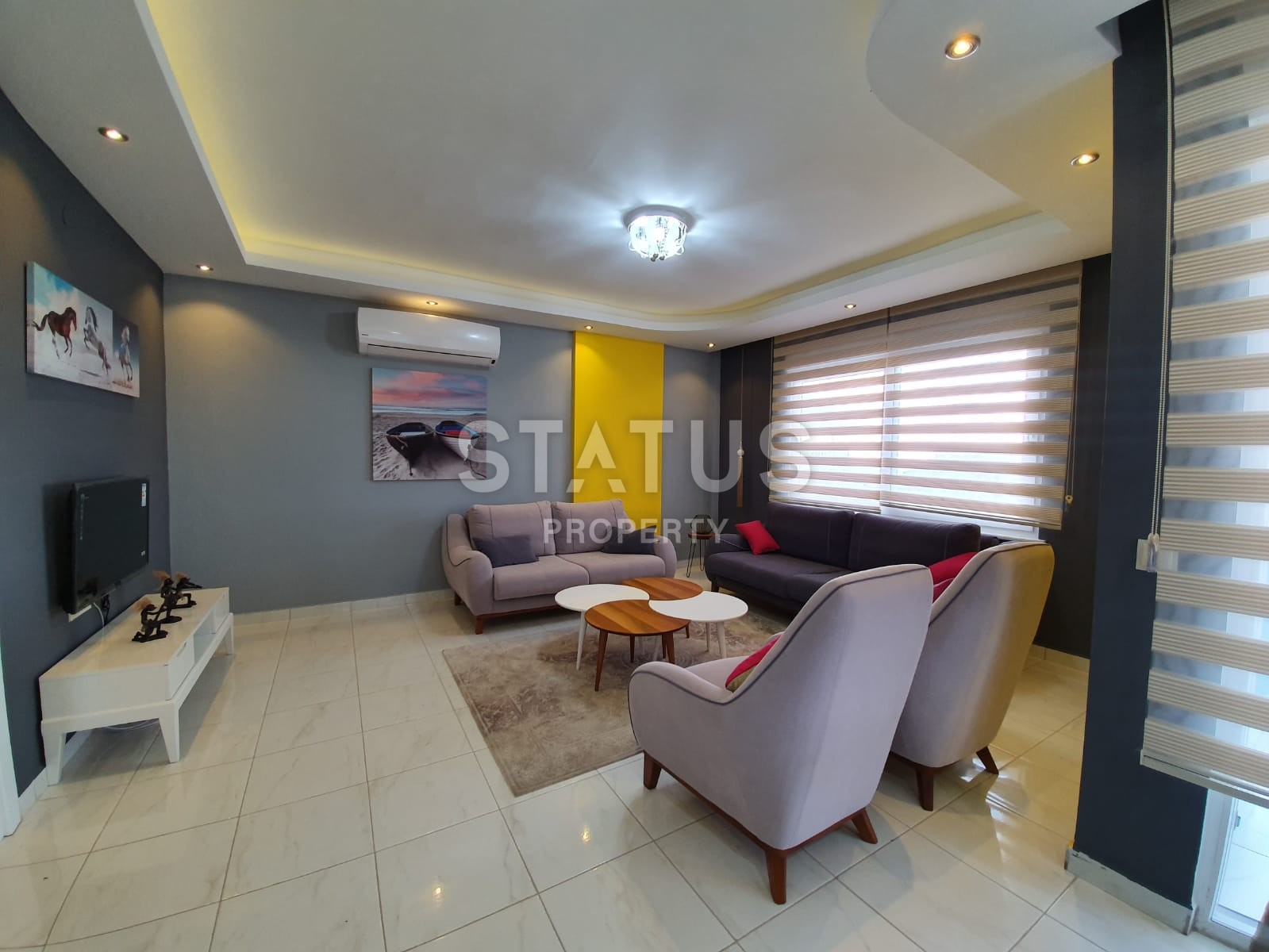 Шикарная квартира в Махмутларе  с видом на море и горы. Мебель и техника в цене! фото 9