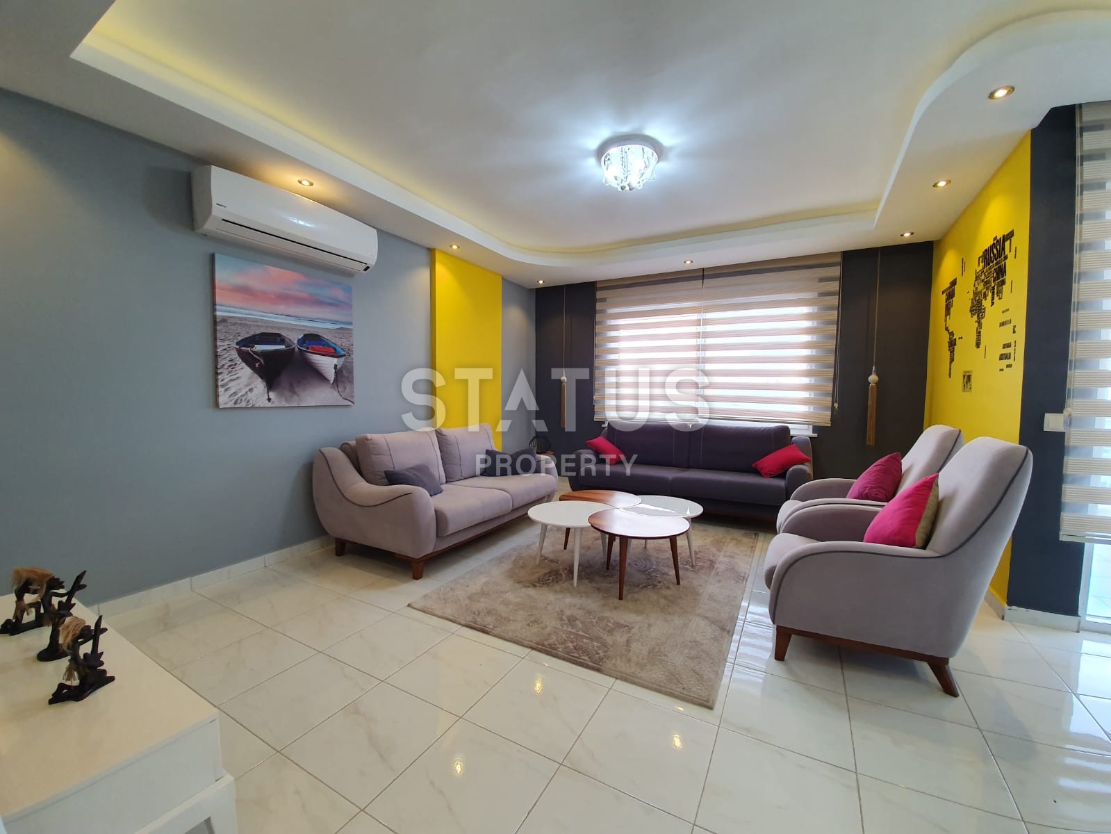 Шикарная квартира в Махмутларе  с видом на море и горы. Мебель и техника в цене! фото 10