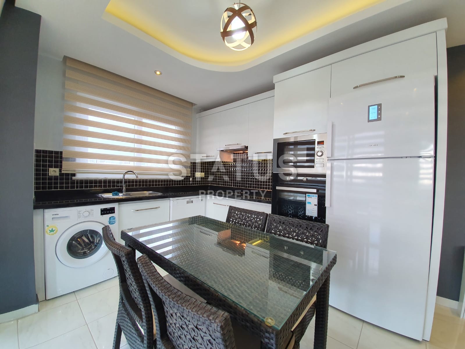 Шикарная квартира в Махмутларе  с видом на море и горы. Мебель и техника в цене! фото 11