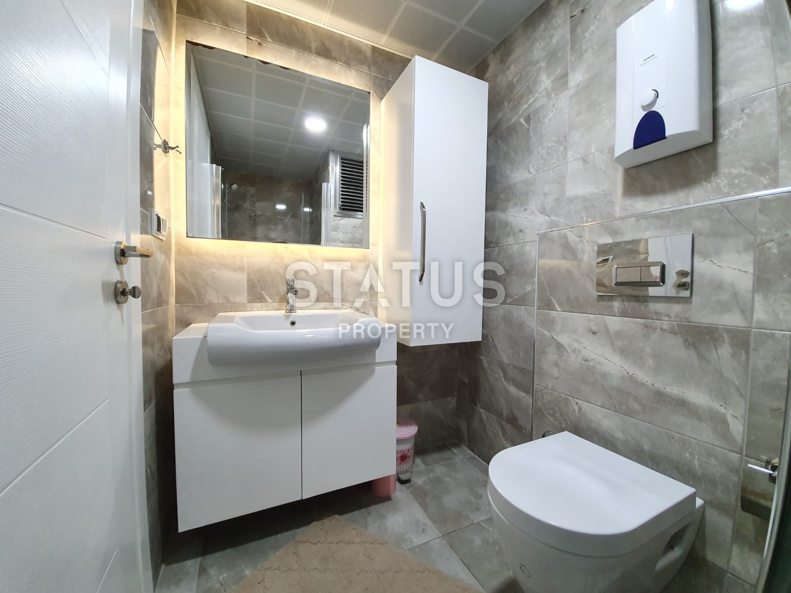 Шикарная квартира в Махмутларе  с видом на море и горы. Мебель и техника в цене! фото 15