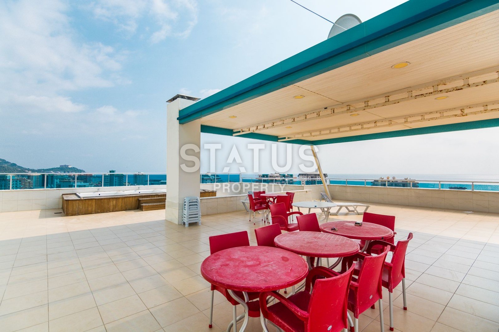 Шикарная квартира в Махмутларе  с видом на море и горы. Мебель и техника в цене! фото 29