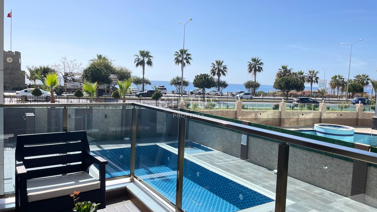 Апартаменты 1+1 на первой линии в районе Кестель, 75м2 фото 18