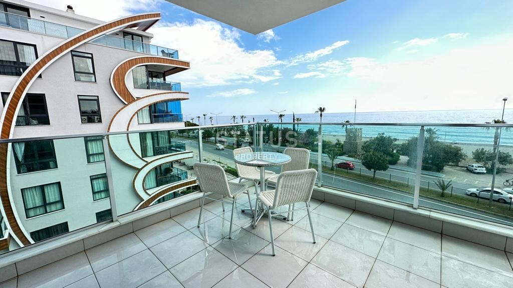 Прекрасные апартаменты 2+1 на первой линии от моря в районе Кестель, 110м2 фото 13