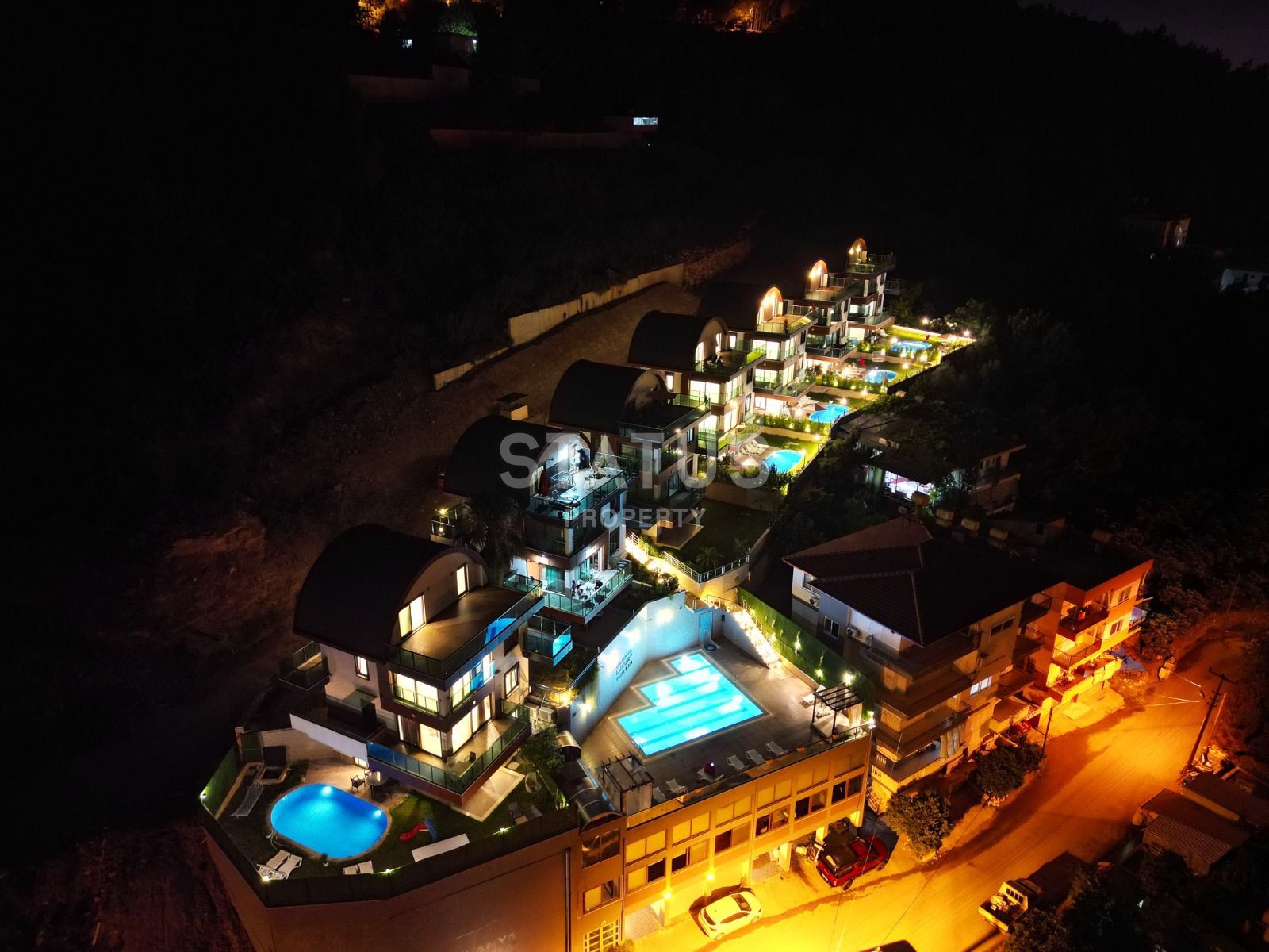 Luxury villa with sea views in a complex of villas in the Bektash area, 400m2 фото 20