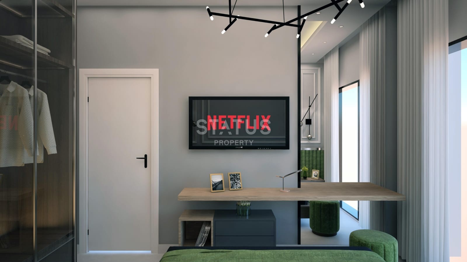 Квартира 1+1 в жилом комплексе в Авсалларе , 45м2 фото 10