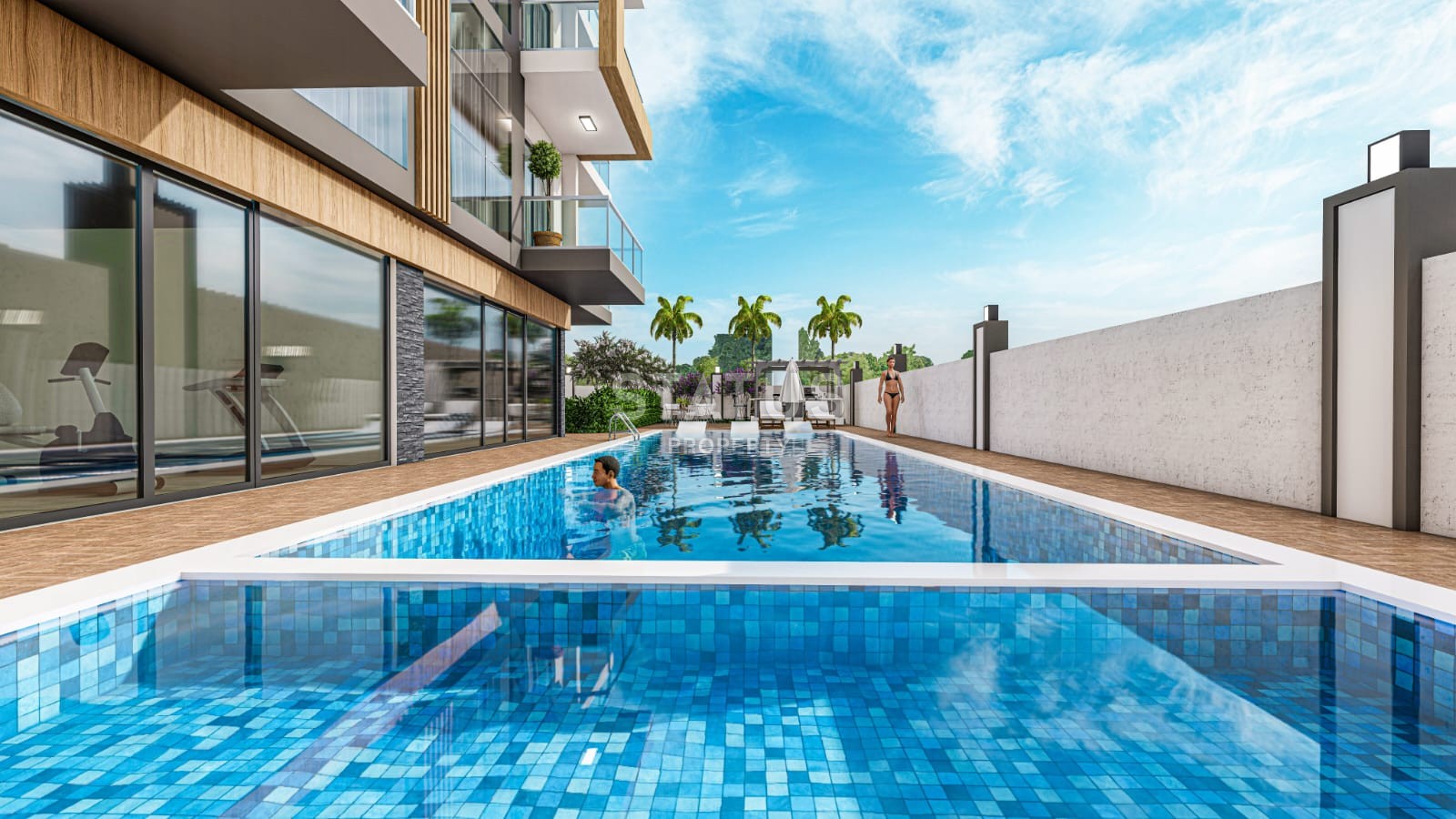 Квартира 1+1 в жилом комплексе в Авсалларе , 45м2 фото 13