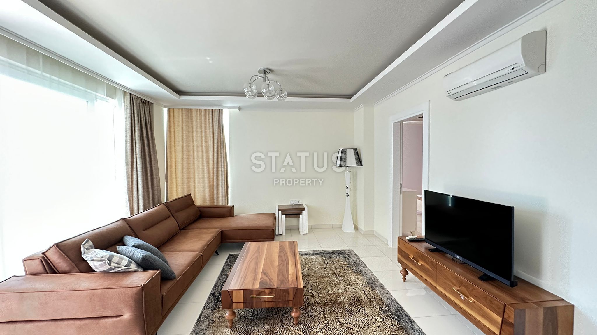 Квартира  1+1 с мебелью в районе Кестель, 65 м2 фото 6