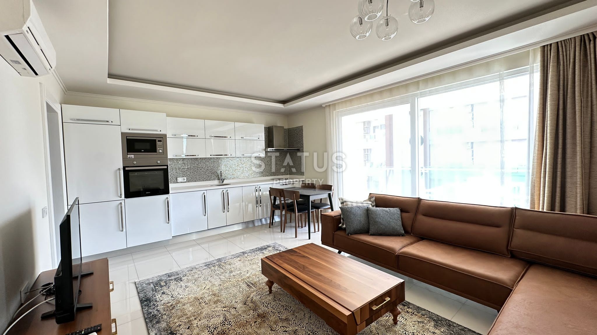 Квартира  1+1 с мебелью в районе Кестель, 65 м2 фото 15